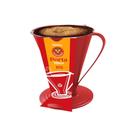 Porta Filtro de Plástico Vermelho Número 102 3 Corações