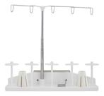 Porta Fio 5 Cones Janome Doméstica Portatil Bordado Costura Porta Fio 5 Cones Janome Doméstica Portatil Bordado Costura