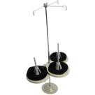 Porta Fio Suporte Linha 03 Cones Overlock Industrial Metal