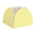 Porta Forminha 4 Pétalas Liso Amarelo Aqua - 50 unidades
