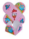Porta Forminha para Doces festa galinha rosa com 50 unidades Porta Forminha para Doces festa galinha rosa com 50 unidades
