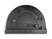 Porta Forno Ferro Igloo Vidro Soleira Libaneza 24,5x38,5cm