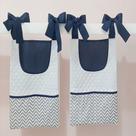Porta Fralda Com Laço Linha Baby Para Varão e Berço Organizador Para Quarto de Bebê 02 Peças Porta Fralda Com Laço Linha Baby Para Varão e Berço Organizador Para Quarto de Bebê 02 Peças
