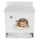 Porta Fralda Kit Higiene MDF Infantil Safari Baby Nuvem Porta Fralda Kit Higiene MDF Infantil Safari Baby Nuvem