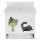 Porta Fralda Kit Higiene MDF Quarto Infantil Dinossauro