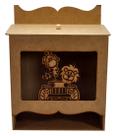 Porta Fraldas Bebê Safari 3d Madeira Mdf Madeira Porta Fraldas Bebê Safari 3d Madeira Mdf Madeira