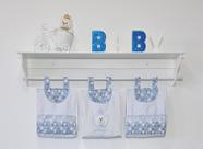 Porta Fraldas De Varão Porta Treco 3 Peças Urso Príncipe Azul Bebe - PolyBaby Porta Fraldas De Varão Porta Treco 3 Peças Urso Príncipe Azul Bebe - PolyBaby