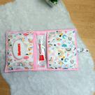Porta Fraldas Lenço Pomada Bebe Menina Estampas Portátil Baby