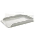 Porta Frios 24x16x4,5cm De Polipropileno Com Tampa De Poliestireno Off-White Porta Frios 24x16x4,5cm De Polipropileno Com Tampa De Poliestireno Off-White