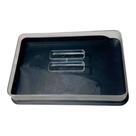 Porta Frios de Bambu e PP com Tampa de Poliestireno Preto 21m x 16 cm x 4 cm