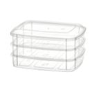 Porta Frios Retangular 3 Divisórias com Tampa Gold E Plast Porta Frios Retangular 3 Divisórias com Tampa Gold E Plast