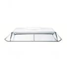 Porta Frios Tramontina Quadrata Aço Inox Com Cúpula Transparente