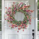 Porta frontal Wreath Artgar 60 cm primavera/verão para todas as estações