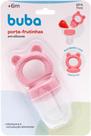 Porta-frutinhas em silicone ursinho rosa buba