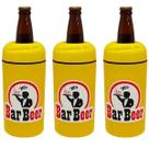 Porta Garrafa Cerveja 600ml Bar Beer Termico Cores Kit 3pc