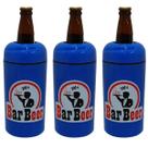 Porta Garrafa Cerveja 600ml Bar Beer Termico Cores Kit 3pc