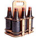 Porta Garrafa MDF 6 Lugares Suporte Cerveja
