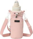 Porta Garrafa Térmica de Água 1L Bolsa com Alça Ajustável Ombro e Mão Ideal para Academia Caminhada Viagem