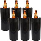 Porta Garrafa Termico Litrao Camisinha Cerveja Bar Isopor 1L Kit 6 Unidades