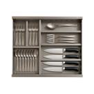 Porta Gaveta Organizador De Talheres Em Aço Inox Mod.3600 Porta Gaveta Organizador De Talheres Em Aço Inox Mod.3600