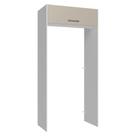Porta-Geladeira 103 cm 1 Porta Basculante Branco/Crema Agata Madesa