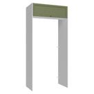 Porta-geladeira 103 Cm 1 Porta Basculante Branco/verde Vik Madesa Branco/verde