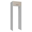 Porta-Geladeira 73 cm 1 Porta Basculante Branco/Crema Agata Madesa