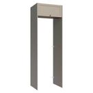 Porta-Geladeira 73 cm 1 Porta Basculante Crema/Rustic/Crema Vik Madesa