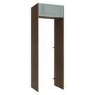 Porta-Geladeira 73 cm 1 Porta Basculante Rustic/Cinza Lux Madesa