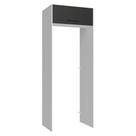 Porta-geladeira 83 Cm 1 Porta Basculante Branco/preto Agata Madesa Branco/preto