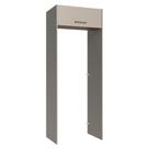 Porta-Geladeira 83 cm 1 Porta Basculante Crema/Rustic/Crema Agata Madesa