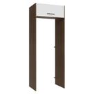 Porta-Geladeira 83 cm 1 Porta Basculante Rustic/Branco Agata Madesa