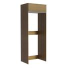 Porta Geladeira Madesa Glamy 1 Porta Basculante Rustic