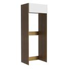 Porta Geladeira Stella 1 Porta Basculante Rustic Branco
