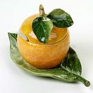 Porta Geleia em Cerâmica Médio Laranja 22 x 14cm Zanatta