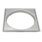 Porta Grelha Base Aço Inox 10x10cm 4400 Cromado Invinox