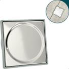Porta Grelha De Plástico E Tampa Cega Inox 10x10 Quadrado Kit Banheiro Caixilho Abs E Tampa Caixa Sifonada 100mm Suporte Veda Ralo