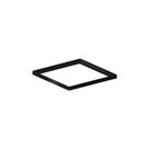 Porta Grelha Linear Elleve Quadrado 4188 15x15 Black Matte