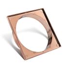 Porta Grelha Quadrada 15x15Cm Rose Gold Porta Grelha Quadrada 15x15Cm Rose Gold