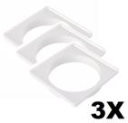 Porta Grelha Quadrada Branco 100mm Tigre 3 Unidades