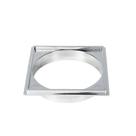 Porta grelha quadrado 10cm cromado estrela