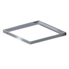 Porta Grelha Quadrado Inox Polida 15cm Linear - Elleve - 4187 - Unitário