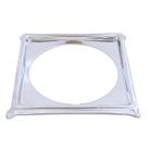 Porta Grelha Ralo Click 10x10 Suporte Cromado Inox