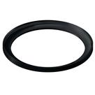 Porta Grelha Redondo 10x10cm Black Matte Caixilho Elleve Porta Grelha Redondo 10x10cm Black Matte Caixilho Elleve