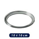 Porta Grelha Redondo 10x10cm Polida Caixilho Elleve