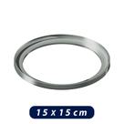 Porta Grelha Redondo 15x15cm Polida Caixilho Elleve