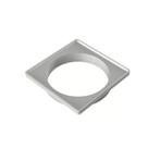 Porta Grelha Tigre Quadrado 100mm Branco