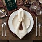 Porta Guardanapo com Tassel Elegância e Sofisticação para Sua Mesa Posta