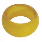 Porta guardanapo de acrilico amarelo