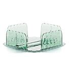 Porta guardanapo guzzini horizontal em acrílico vanity aria 20cm verde matcha 134600ar86